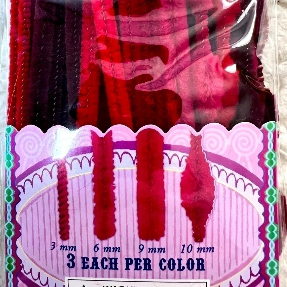 eeBoo Super, Extra Plush Chenille Stems | 108 Assorted Pieces